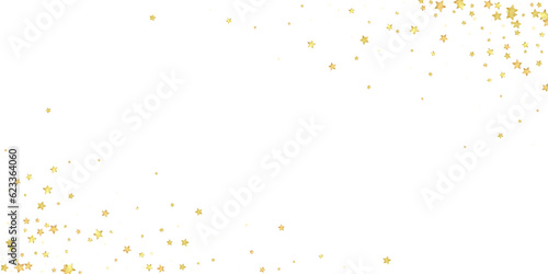 Magic stars vector overlay.  Gold stars scattered