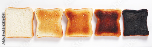 Slices of toasted bread