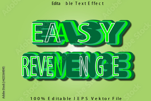 Easy Revenge Editable Text Effect