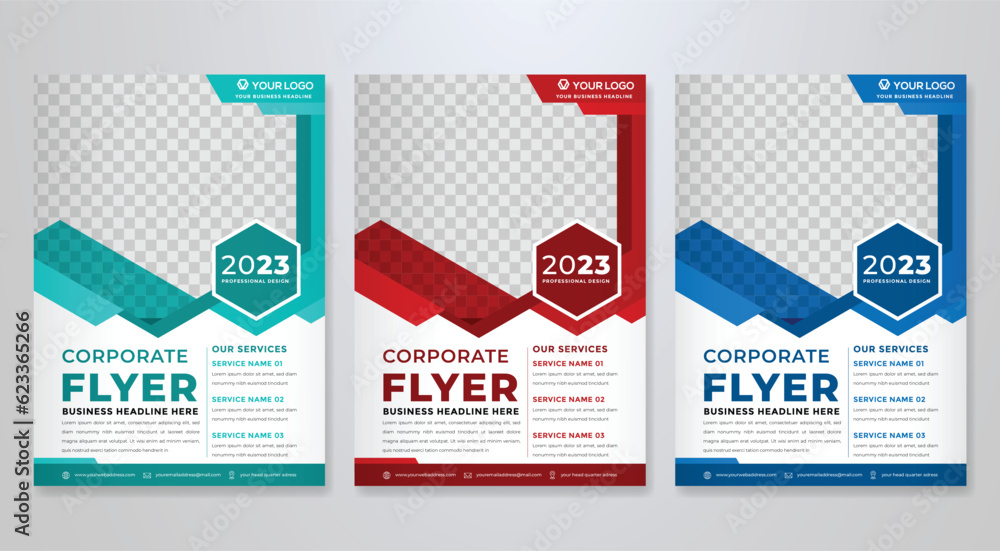 set of business flyer template with minimalist layout and modern style use for promotion kit and product publication set of business flyer template with minimalist layout and modern style use for promotion kit and product publication