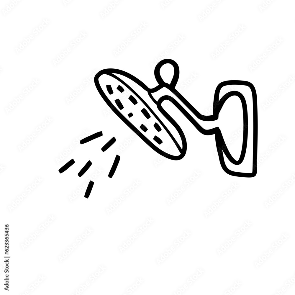 Obraz premium Showering line icon 