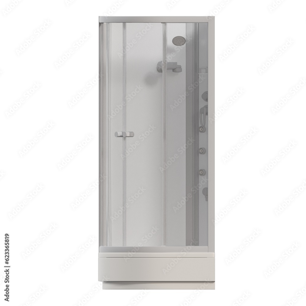 shower cabin isolated on white background, 3D illustration, cg render
shower cabin isolated on white background, 3D illustration, cg render