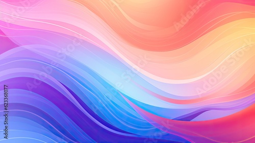 abstract colorful background with waves