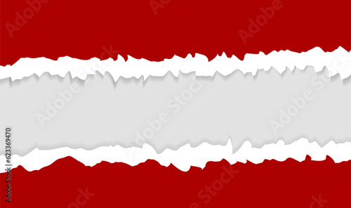 Wallpaper Mural Red torn paper background Torontodigital.ca