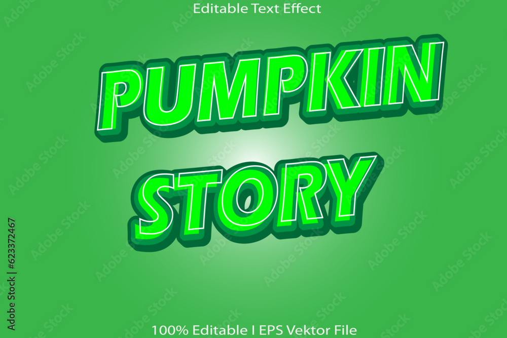 Pumpkin Story Editable Text Effect Pumpkin Story Editable Text Effect