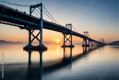 sunset over the bridge © Ahmad