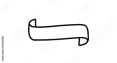 Doodle bullet journal labels. Hand drawn dairy elements. Vector illustration