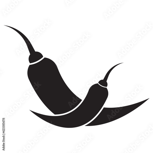 chili icon vector
