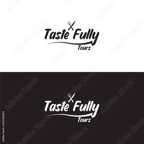 Taste fully logo/ food logo