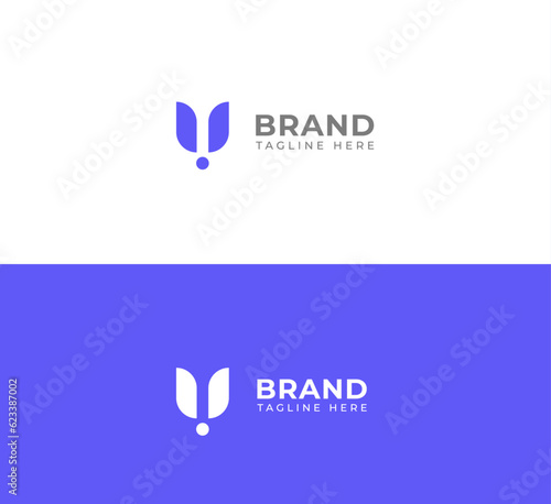 Abstract letter U logo design. Creative,Premium Minimal emblem design template. Graphic Alphabet Symbol for Corporate Business Identity.