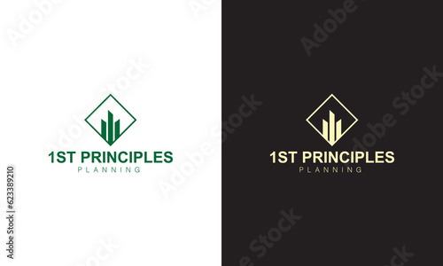 1st principel logo/ real estate logo