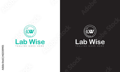 Lab Wise logo/ lab logo/ tech logo