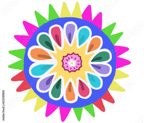 abstract flower illustration