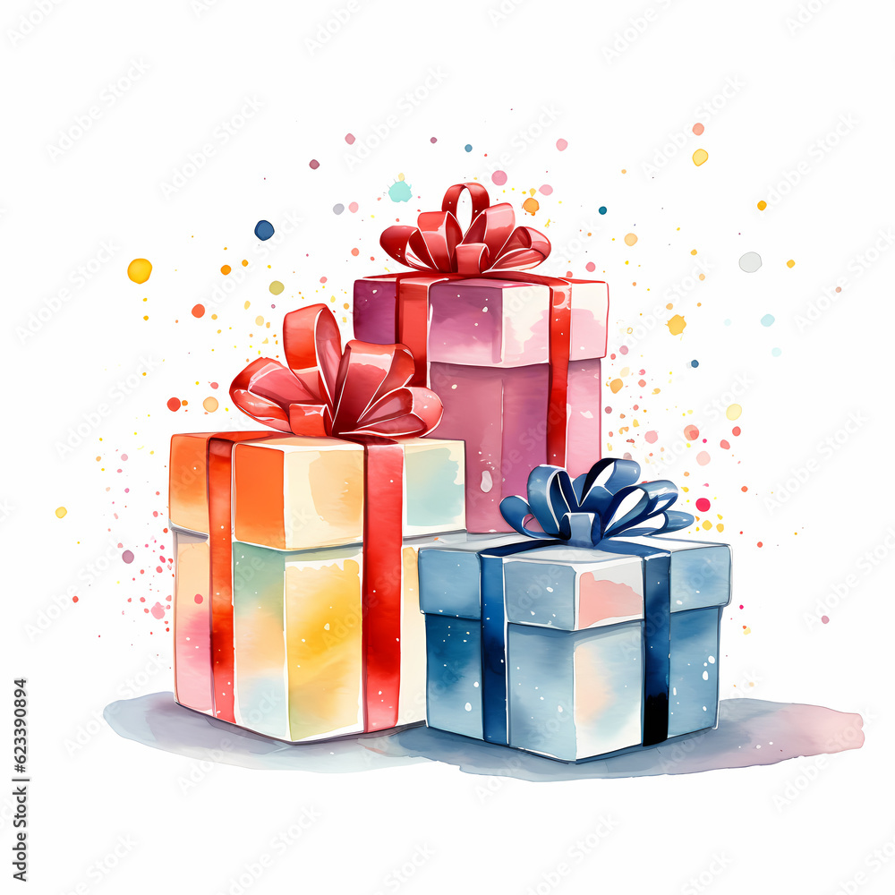Gifts Galore: AI-Generated Illustration Ideal for Websites Gifts Galore: AI-Generated Illustration Ideal for Websites