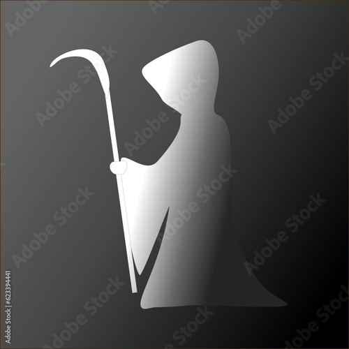 Symbol of angel of death  devil for icon symbol Halloween festival 