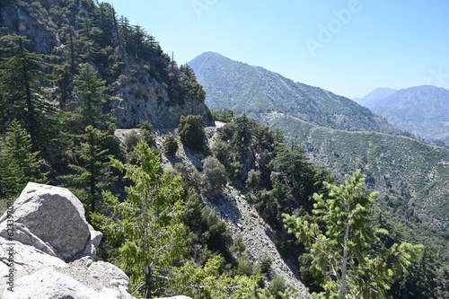 San Gabriel Mountains near Pasadena, California.