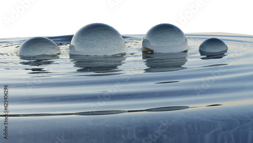 Fototapeta Naklejka Na Ścianę i Meble -  water bubbles and water wave texture, water png transparent,