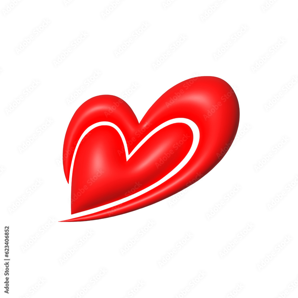 3d rendering Social Media Heart icon online social communication applications concept
3d rendering Social Media Heart icon online social communication applications concept