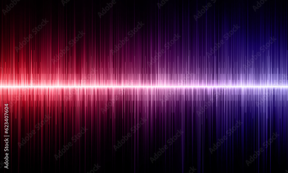 bright sound waves on black background bright sound waves on black background