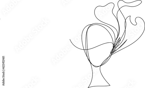 vase with flowers