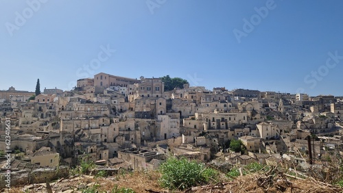 View of the city Matera 