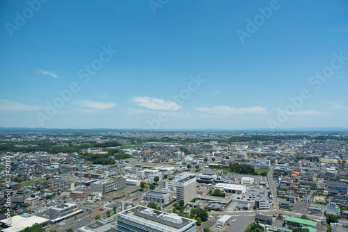 茨城県水戸市　2023.6月（北西方面）  © skyandsun