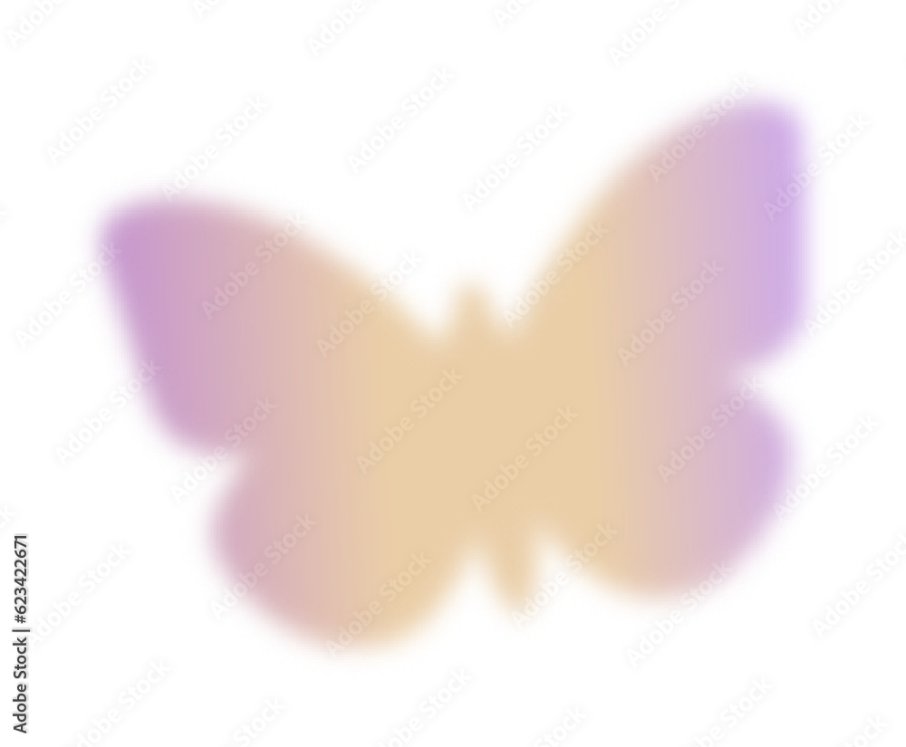 Blurred Gradient Butterfly Blurred Gradient Butterfly