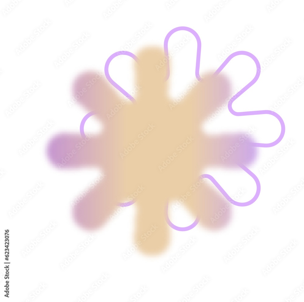 Obraz premium Blurred Gradient Shape