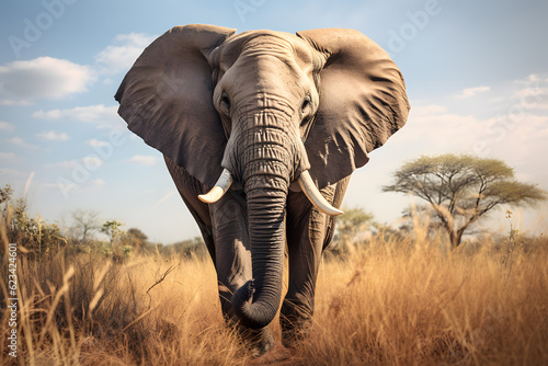 African elephant in the wild © AGSTRONAUT