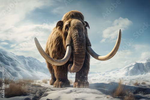 Mammoth in the wild
