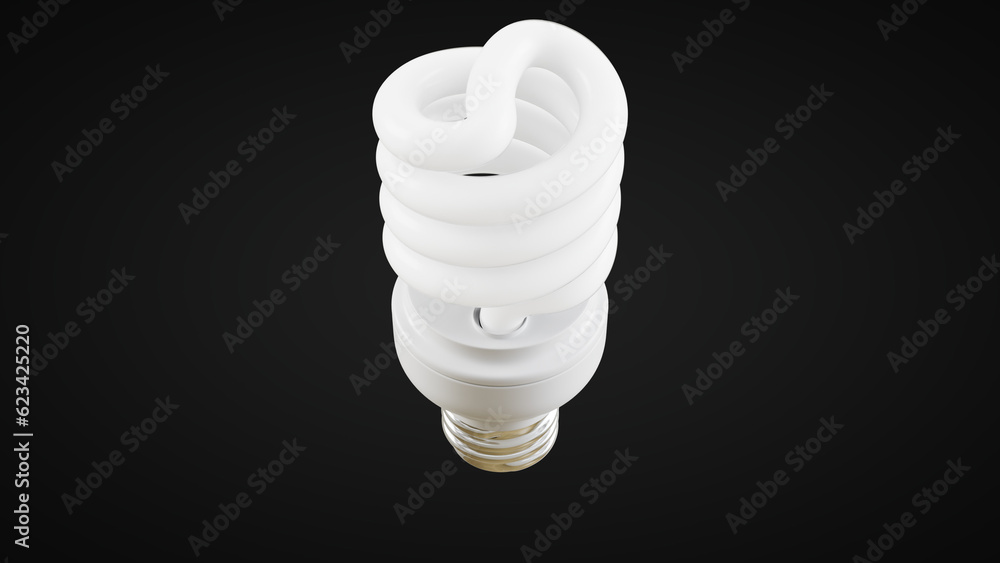 Light Bulb_Perspective View01_Black Background
( 3D Rendering , 3D Illustration )