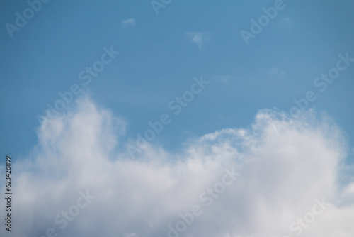 blue sky with clouds banner © chalyshevae