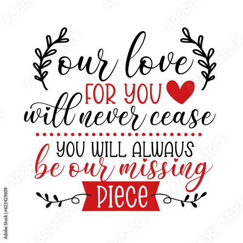 In Loving Memory lettering. illustration vector poster, background, postcard, banner, window. Cardinal. Vector illustration