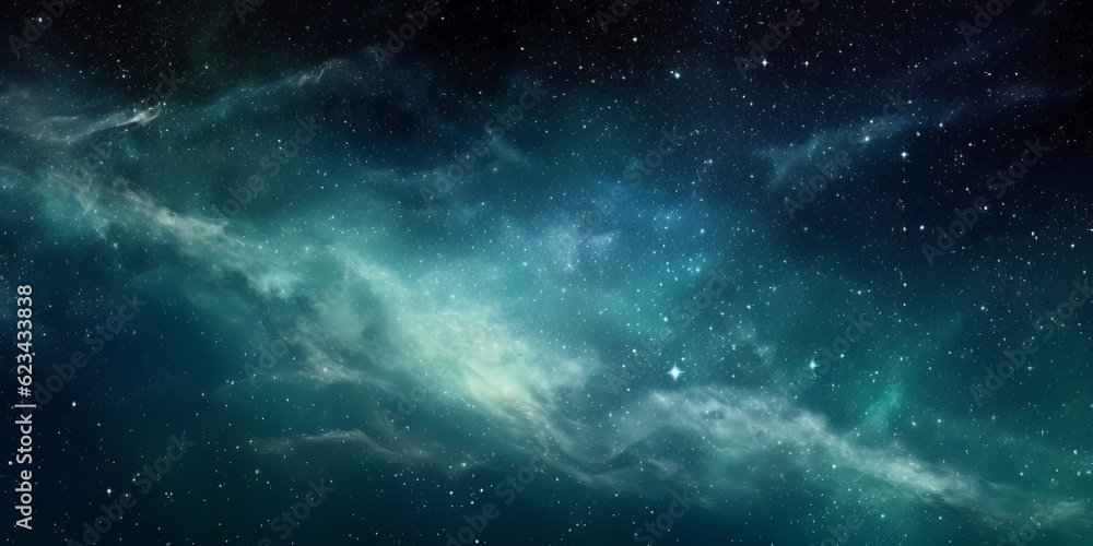 Space Graphic Design Background with Stars