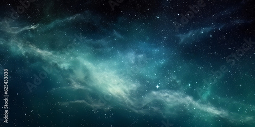 Space Graphic Design Background with Stars © bilge