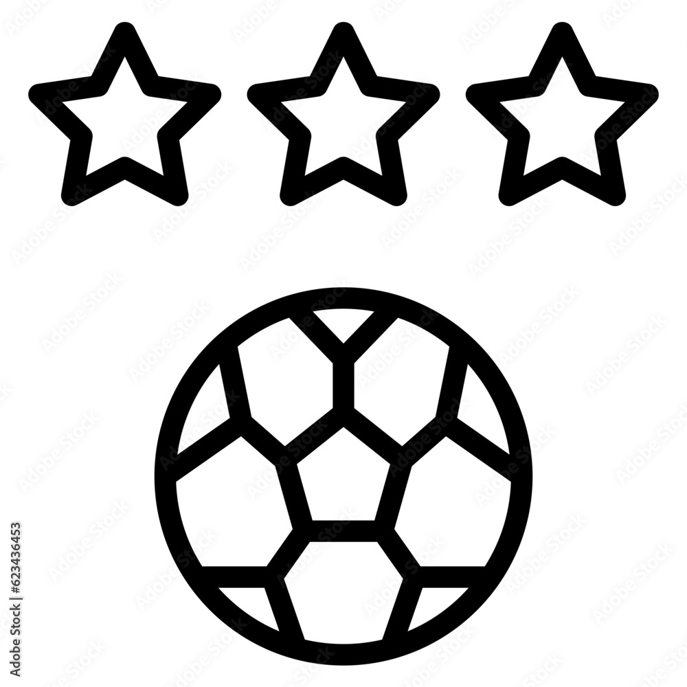 Obraz premium soccer ball line 