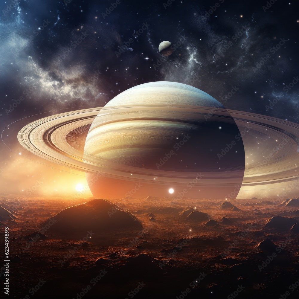 Beautiful Saturn in the Galaxy Beautiful Saturn in the Galaxy