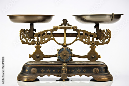 Antique Brass Victorian Scale
