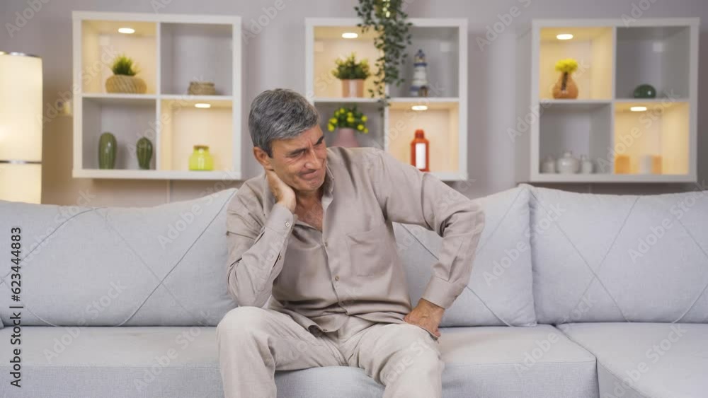 The old man who doesn't feel well. The old man who doesn't feel well.
