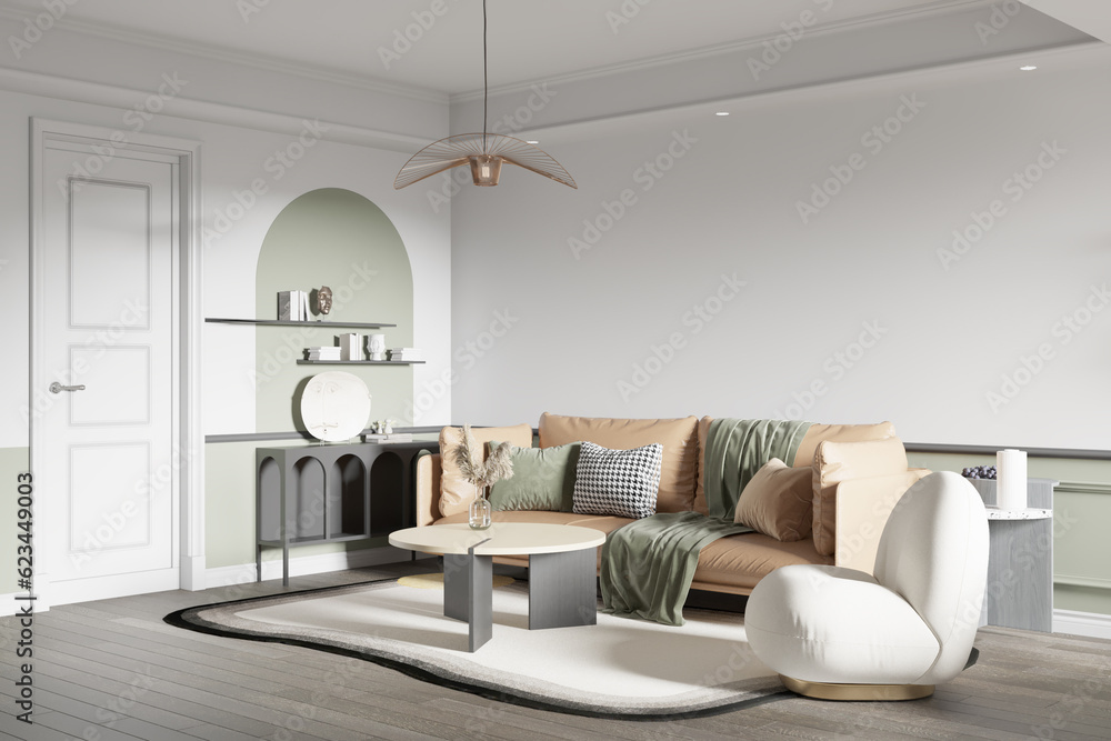 Fototapeta premium Interior Wall Mockup