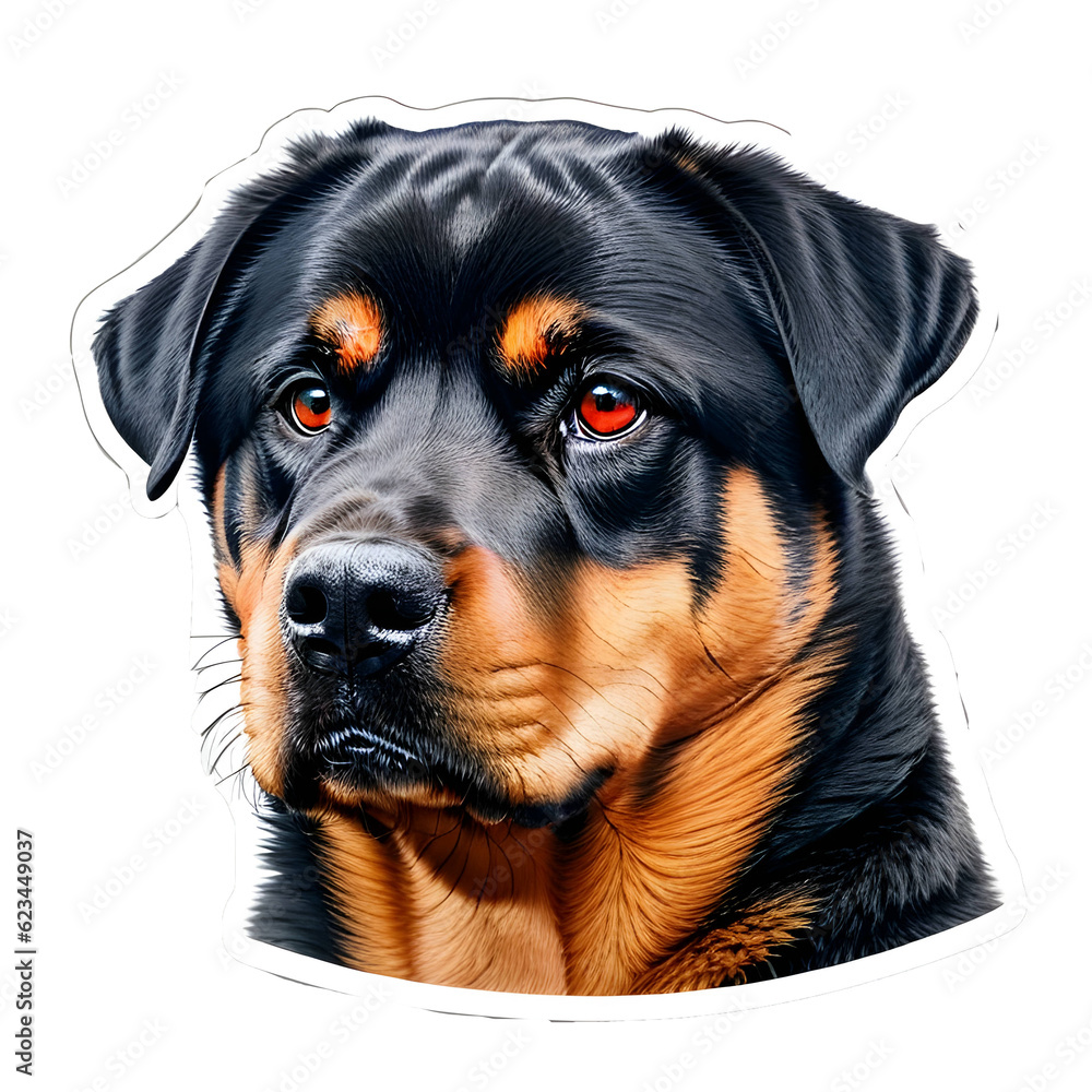 Fototapeta premium portrait of a dog -Generative Ai-