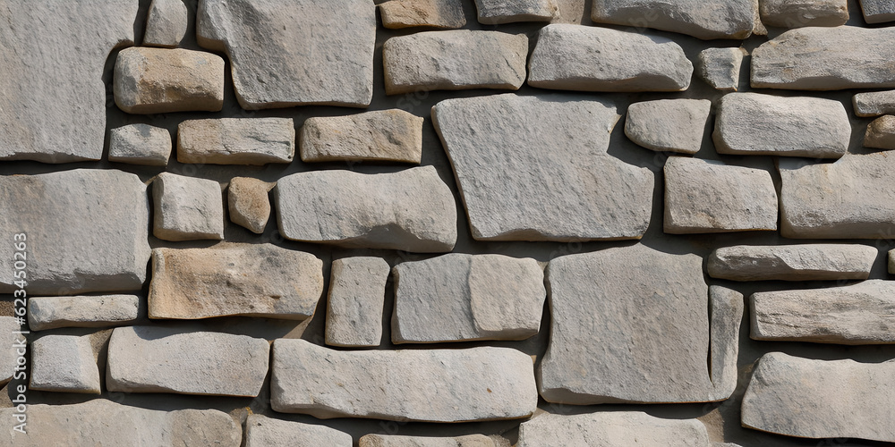 Naklejka premium stone wall background stacks of stones