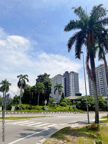 マレーシア郊外の街角（Sungai Besi）