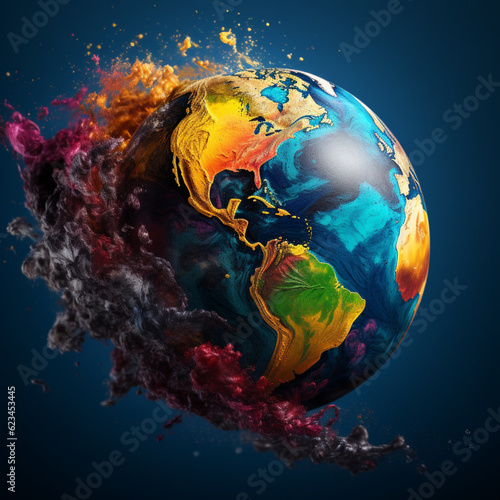 Illustration of globe 