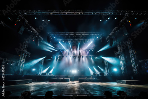 Large-scale stage effect design, gorgeous lighting and scenes