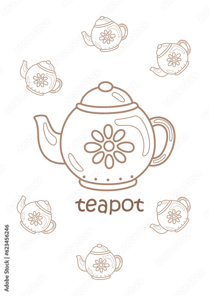 Alphabet T For Vocabulary School Student Lesson Cartoon Coloring Pages