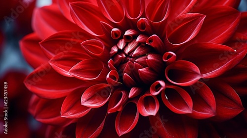 red dahlia flower © Karen