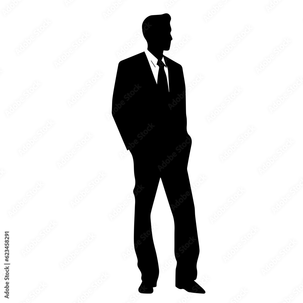 business person silhouette illustration 