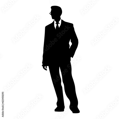 business person silhouette illustration 