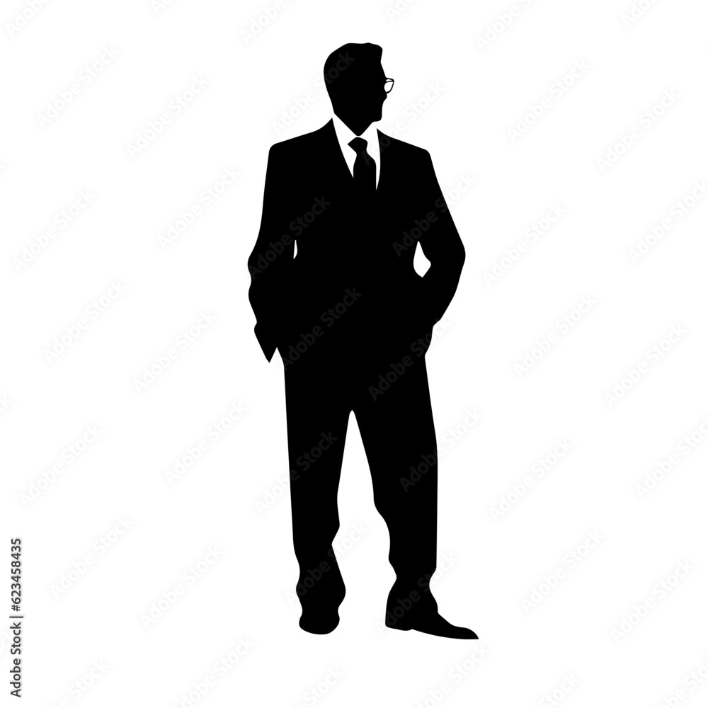 business person silhouette illustration 